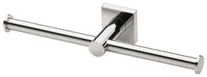 Radii Double Toilet Roll Holder With Square Plate Chrome In Chrome Finish By Phoenix by PHOENIX, a Toilet Paper Holders for sale on Style Sourcebook