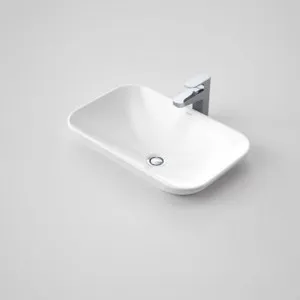 Gem Inset Basin L/Overflow Nth | Made From Vitreous China In White | 8L By Caroma by Caroma, a Basins for sale on Style Sourcebook