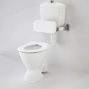 Care 300 Connector Sov Snv Suite With Backrest & Caravelle Care Single Flap Seat 4Star | Made From Stainless Steel In White By Caroma by Caroma, a Toilets & Bidets for sale on Style Sourcebook