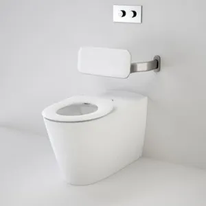 Care 800 Cleanflush® Invisi Series Ii® Wall Faced Suite With Backrest & Caravelle Care Single Flap Seat 4Star In White By Caroma by Caroma, a Toilets & Bidets for sale on Style Sourcebook