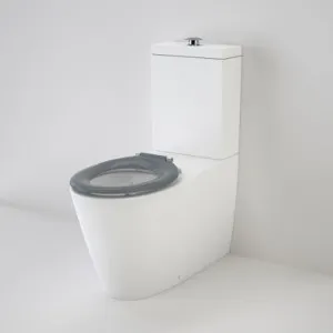 Care 800 Cleanflush® Wall Faced Close Coupled Easy Height Toilet Suite Pedigree II Care Single Flap Seat Anthracite Grey Nth 4Star In White By Caroma by Caroma, a Toilets & Bidets for sale on Style Sourcebook