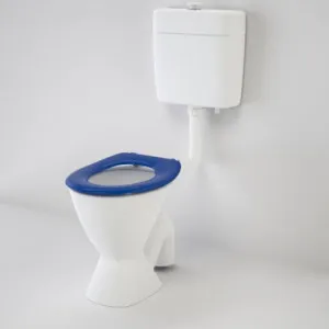 Care 100 V2 Connector Snv Suite With Caravelle Care Single Flap 4Star In White/Sorrento Blue By Caroma by Caroma, a Toilets & Bidets for sale on Style Sourcebook