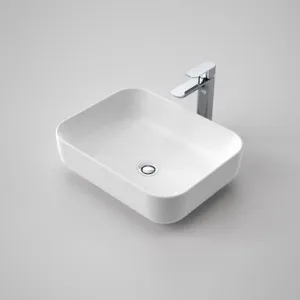Tribute Artisan Above Counter Basin Rectangle 490mm | Made From Vitreous China In White | 13L By Caroma by Caroma, a Basins for sale on Style Sourcebook