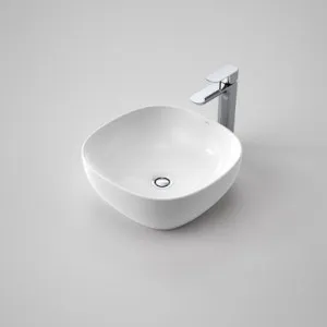 Tribute Artisan B6 Above Counter Basin Curved Square 170mm Nth | Made From Vitreous China In White | 8.3L By Caroma by Caroma, a Basins for sale on Style Sourcebook