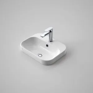 Luna Inset Basin With Overflow 1Th | Made From Vitreous China In White | 3.1L By Caroma by Caroma, a Basins for sale on Style Sourcebook