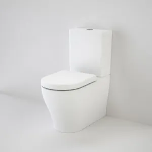 Luna Cleanflush® Wall Faced Toilet Suite Back Entry Soft Close Seat 4Star In White By Caroma by Caroma, a Toilets & Bidets for sale on Style Sourcebook