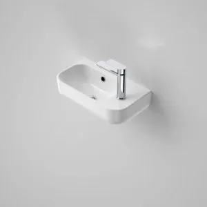 Luna Hand Wall Basin With Overflow 1Th | Made From Vitreous China In White | 3L By Caroma by Caroma, a Basins for sale on Style Sourcebook