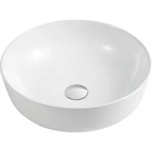 Naples Counter Top Circular Basin | Made From Vitreous China In White | 9.3L By Oliveri by Oliveri, a Basins for sale on Style Sourcebook