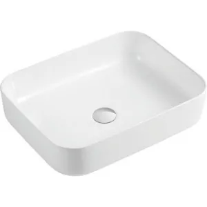 Naples Counter Top Rectangular Basin | Made From Vitreous China In White | 14.9L By Oliveri by Oliveri, a Basins for sale on Style Sourcebook