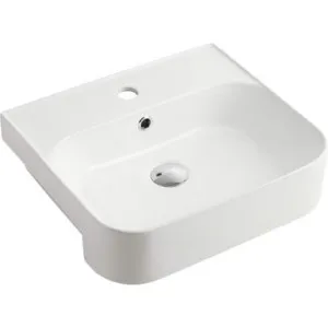 Dublin Semi-Recessed Basin | Made From Vitreous China In White | 3.5L By Oliveri by Oliveri, a Basins for sale on Style Sourcebook
