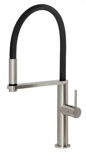 Blix Round Flexible Hose Sink Mixer ( Hose) 5Star | Made From Brass In Black By Phoenix by PHOENIX, a Kitchen Taps & Mixers for sale on Style Sourcebook
