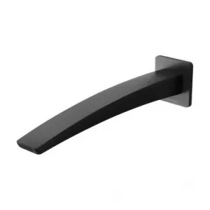 Rush Wall Bath Spout/Outlet 230mm | Made From Brass In Matte Black By Phoenix by PHOENIX, a Bathroom Taps & Mixers for sale on Style Sourcebook