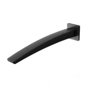 Rush Wall Bath Spout/Outlet 280mm | Made From Brass In Matte Black By Phoenix by PHOENIX, a Bathroom Taps & Mixers for sale on Style Sourcebook