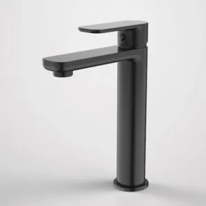 Luna Mid Basin Mixer 6Star | Made From Brass In Black By Caroma by Caroma, a Bathroom Taps & Mixers for sale on Style Sourcebook