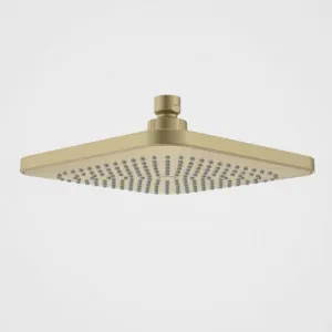 Luna Overhead Shower Head Square Brushed 4Star | Made From Brass/Brushed Brass By Caroma by Caroma, a Showers for sale on Style Sourcebook