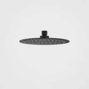 Urbane II Rain Shower Head 200mm Round Matte 4Star | Made From Brass In Black By Caroma by Caroma, a Showers for sale on Style Sourcebook