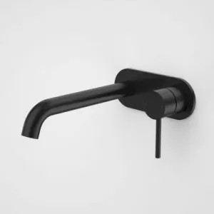 Liano II 210mm Wall Basin/Bath Mixer - Rounded Cover Plate - Matte - Sales Kit 6Star | Made From Brass In Black By Caroma by Caroma, a Bathroom Taps & Mixers for sale on Style Sourcebook