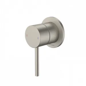 Liano II Bath/Shower Mixer - Round Cover Plate - - Sales Kit | Made From Brass In Brushed Nickel By Caroma by Caroma, a Bathroom Taps & Mixers for sale on Style Sourcebook