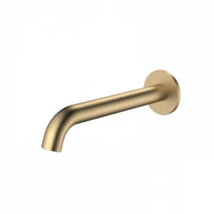 Liano II 210mm Basin/Bath Outlet - Round - Brushed | Made From Brass/Brushed Brass By Caroma by Caroma, a Bathroom Taps & Mixers for sale on Style Sourcebook