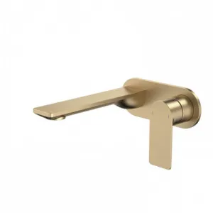 Urbane II 180mm Wall Basin/Bath Mixer - Round Cover Plate - Brushed - Sales Kit 6Star | Made From Brass/Brushed Brass By Caroma by Caroma, a Bathroom Taps & Mixers for sale on Style Sourcebook