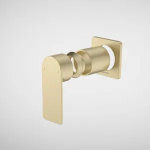 Urbane II Bath/Shower Trim Kit - Square Cover Plate - Brushed | Made From Brass/Brushed Brass By Caroma by Caroma, a Bathroom Taps & Mixers for sale on Style Sourcebook