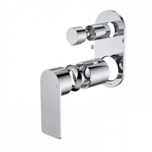 Urbane II Bath/Shower Mixer With Diverter Trim Kit - Round Cover Plate | Made From Brass In Chrome Finish By Caroma by Caroma, a Bathroom Taps & Mixers for sale on Style Sourcebook