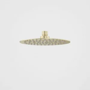 Urbane II Rain Shower Head 200mm Round Brushed 4Star | Made From Brass/Brushed Brass By Caroma by Caroma, a Showers for sale on Style Sourcebook