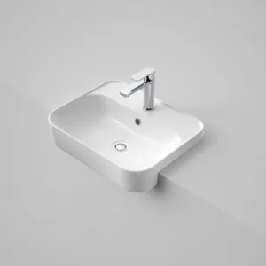 Tribute Rectangle Basin 500 Srb Of With Plug & Waste 1Th | Made From Vitreous China In White By Caroma by Caroma, a Basins for sale on Style Sourcebook