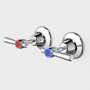 Caravelle Classic Lever Wall Tap Set | Made From Brass In Chrome Finish By Caroma by Caroma, a Bathroom Taps & Mixers for sale on Style Sourcebook