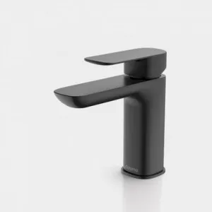 Contura Petite Basin Mixer | Made From Brass In Black By Caroma by Caroma, a Bathroom Taps & Mixers for sale on Style Sourcebook