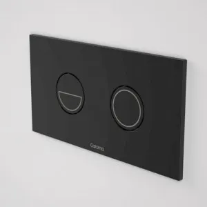 Invisi Series Ii® Round Dual Flush Plate & Buttons (Metal) Matte With Buttons In Black By Caroma by Caroma, a Toilets & Bidets for sale on Style Sourcebook