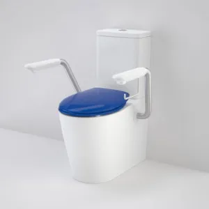 Care 660 Cleanflush Wall Faced Cc Easy Height Be Suite With Armrests And Caravelle Double Flap Seat Sb In White By Caroma by Caroma, a Toilets & Bidets for sale on Style Sourcebook