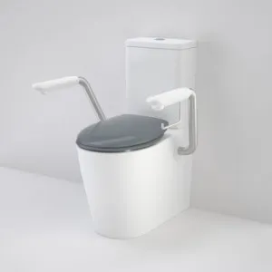 Care 660 Cleanflush Wall Faced Cc Easy Height Bi Suite With Armrests And Caravelle Double Flap Seat Ag In White By Caroma by Caroma, a Toilets & Bidets for sale on Style Sourcebook