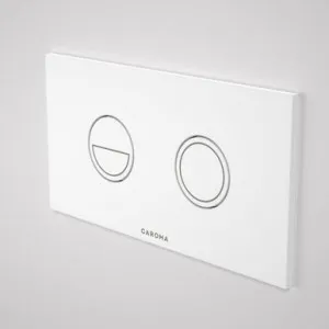 Invisi Series Ii® Round Dual Flush Plate & Buttons Buttons, Plate | Made From Metal In White By Caroma by Caroma, a Toilets & Bidets for sale on Style Sourcebook