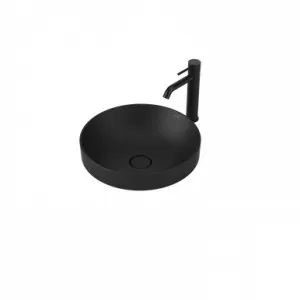 Liano II 400mm Round Inset Basin In Matte Black By Caroma by Caroma, a Basins for sale on Style Sourcebook