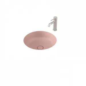 Liano II 440mm Round Under/Over Counter Basin Matte (Special Order) In Pink By Caroma by Caroma, a Basins for sale on Style Sourcebook