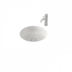 Liano II 440mm Round Under/Over Counter Basin In Matte White By Caroma by Caroma, a Basins for sale on Style Sourcebook