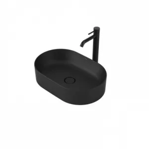 Liano II 530mm Pill Above Counter Basin In Matte Black By Caroma by Caroma, a Basins for sale on Style Sourcebook