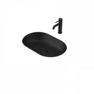 Liano II 580mm Pill Under/Over Counter Basin In Matte Black By Caroma by Caroma, a Basins for sale on Style Sourcebook