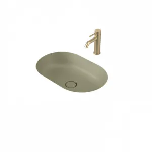 Liano II 580mm Pill Under/Over Counter Basin Matte (Special Order) In Green By Caroma by Caroma, a Basins for sale on Style Sourcebook