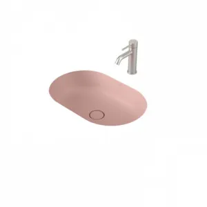 Liano II 580mm Pill Under/Over Counter Basin Matte (Special Order) In Pink By Caroma by Caroma, a Basins for sale on Style Sourcebook