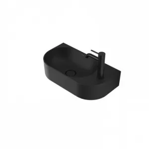 Liano II Hand Wall Basin (1 Tap Hole) In Matte Black By Caroma by Caroma, a Basins for sale on Style Sourcebook