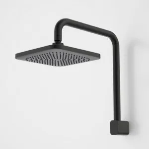 Luna Fixed Overhead Shower Square 200mm 4Star | Made From Brass In Black By Caroma by Caroma, a Showers for sale on Style Sourcebook