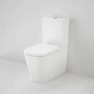 Luna Square Cleanflush® Wall Faced Close Coupled Toilet Suite Bottom Entry 4Star In White By Caroma by Caroma, a Toilets & Bidets for sale on Style Sourcebook