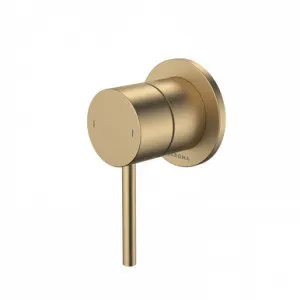 Liano II Bath/Shower Mixer - Round Cover Plate - Brushed - Sales Kit | Made From Brass/Brushed Brass By Caroma by Caroma, a Bathroom Taps & Mixers for sale on Style Sourcebook