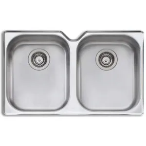 Diaz Double Bowl Undermount Sink Nth | Made From Stainless Steel By Oliveri by Oliveri, a Kitchen Sinks for sale on Style Sourcebook