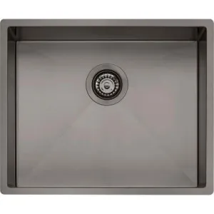 Spectra Single Bowl Sink 540mm Nth | Made From Stainless Steel In Gunmetal By Oliveri by Oliveri, a Kitchen Sinks for sale on Style Sourcebook