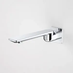 Urbane II Swivel Bath Outlet Square Cover Plate 220mm Spout | Made From Brass In Chrome Finish By Caroma by Caroma, a Bathroom Taps & Mixers for sale on Style Sourcebook