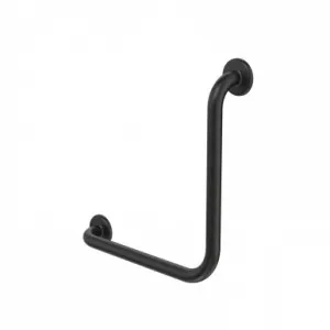 Care Support Grab Rail 90 Degree Angled 450X450 | Made From Rubber In Black By Caroma by Caroma, a Showers for sale on Style Sourcebook