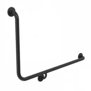 Care Support Grab Rail 90 Degree 960X600 Angled Right Matte | Made From Rubber In Black By Caroma by Caroma, a Showers for sale on Style Sourcebook